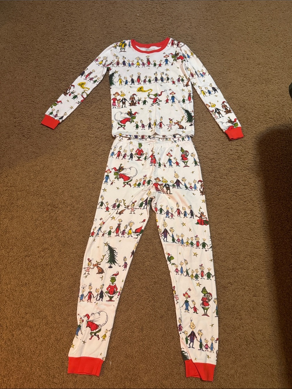 Pottery Barn Kids grinch pajamas